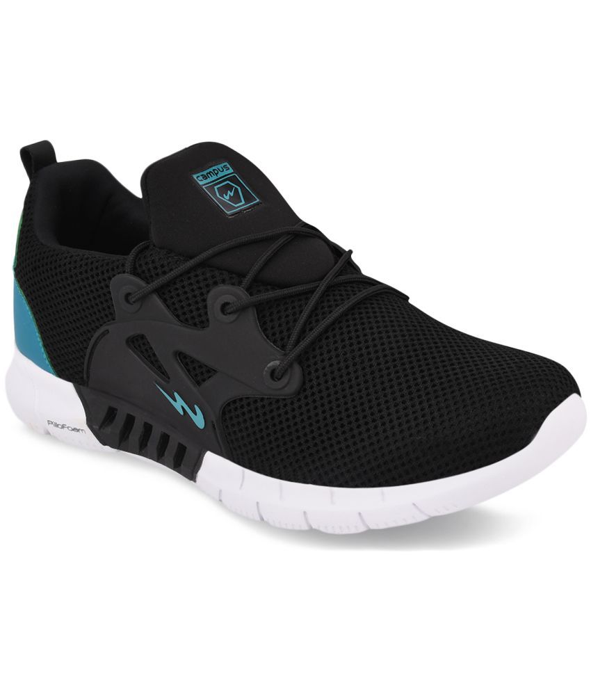     			Campus - SPHERE Black Men's Sports Running Shoes