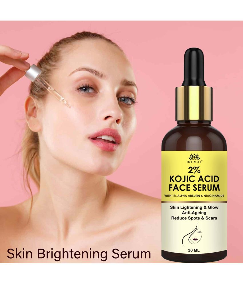     			Intimify 2% Kojic Acid Serum, for Skin Brightening, skin whitening, anti acne serum, anti acne face serum, 30 ml