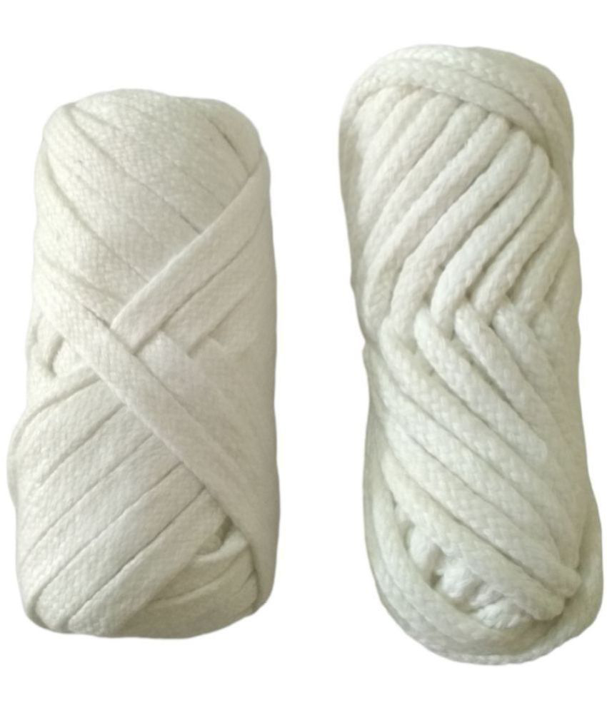     			Pajama Dori Strings (Cotton) 25 Meters 100% Pure Cotton Strings for Ethnic Indian Dresses, Pajama, Lehenga, Saree,Petticoat, salwars, Patiala, chudidars (White Round)