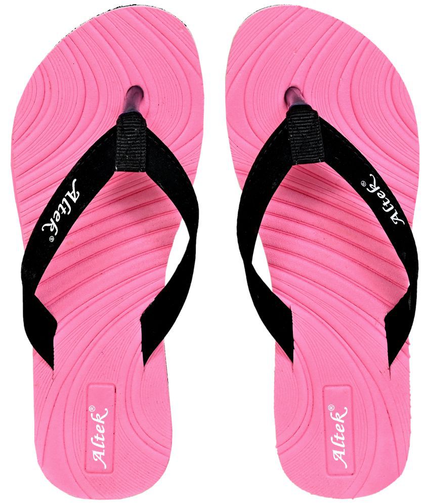     			Altek - Pink Women's Thong Flip Flop