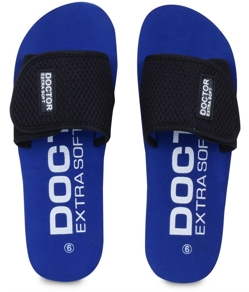     			DOCTOR EXTRA SOFT - Blue Women's Slide Flip Flop