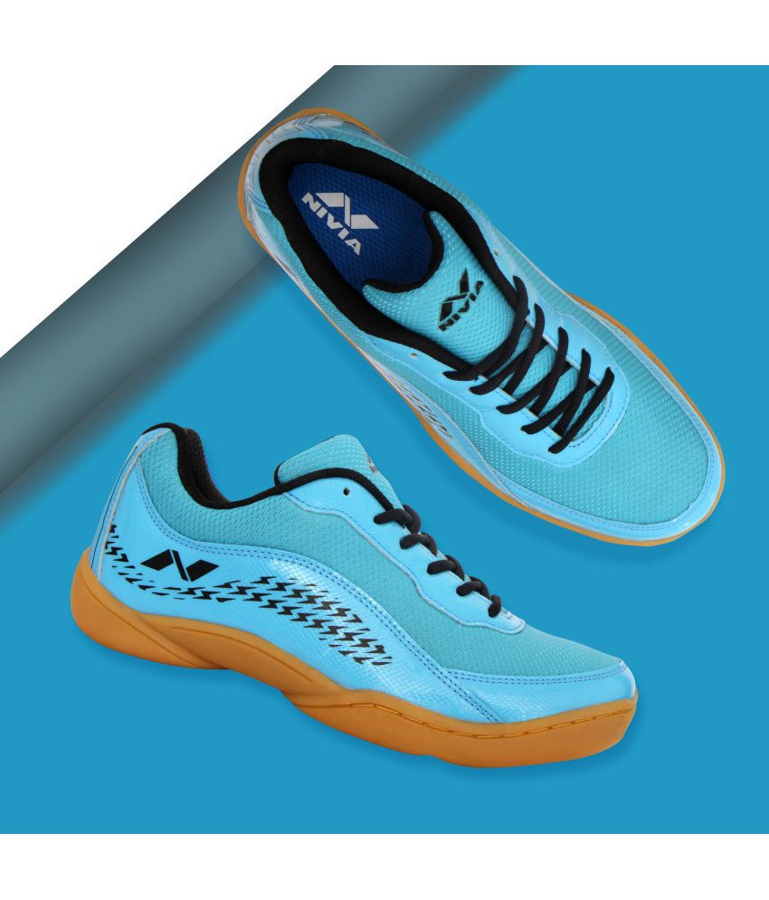     			Nivia Badminton shoes  Non-Marking Blue Male
