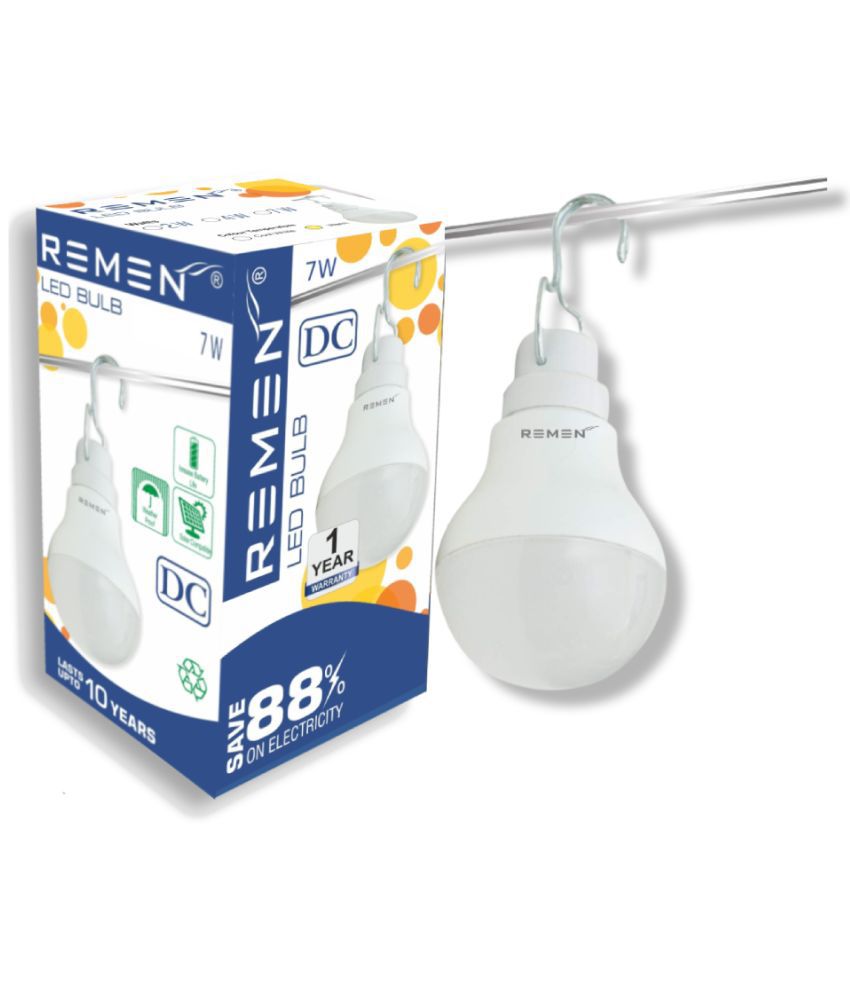     			Remen Led Lites - 7W Cool Day Light LED Bulb ( Single Pack )