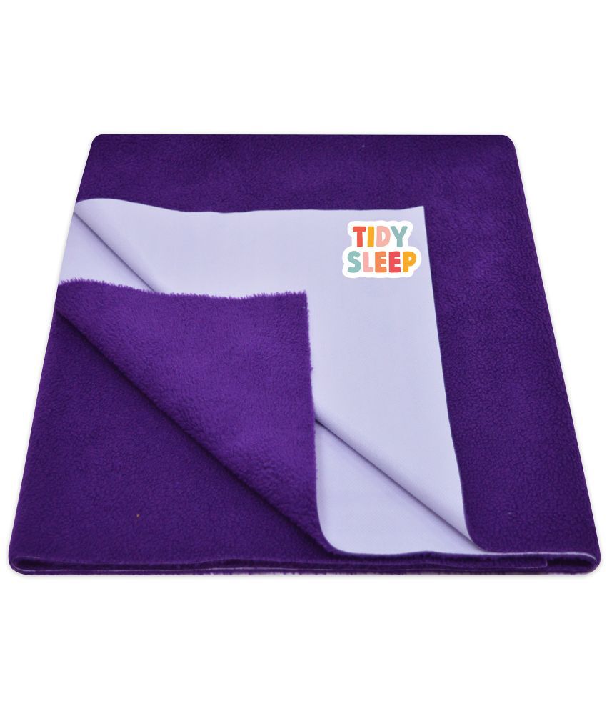 Tidy Sleep - Plum Laminated Bed Protector Sheet ( Pack of 1 )