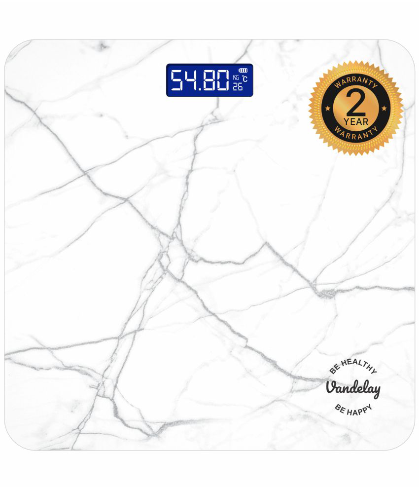 VanDelay Vandelay Digital Weighing Scale – (White Marble) VSS-8800 White Marble