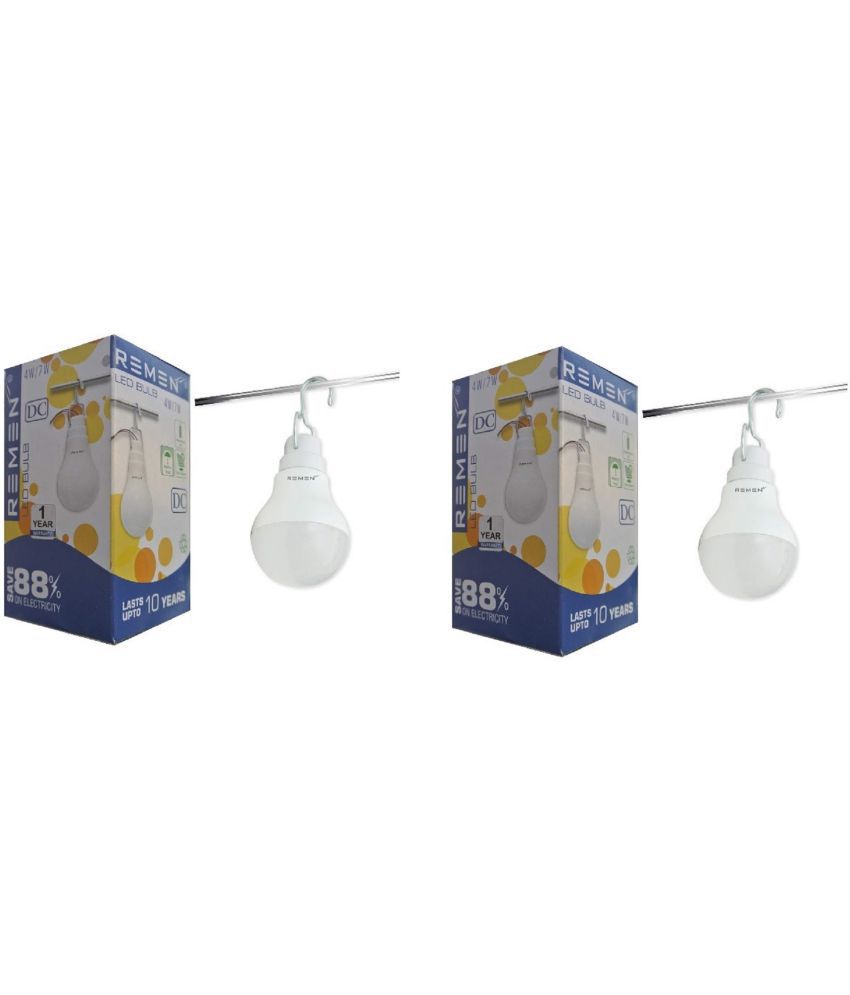     			Remen Led Lites - 4W Cool Day Light LED Bulb ( Pack of 2 )
