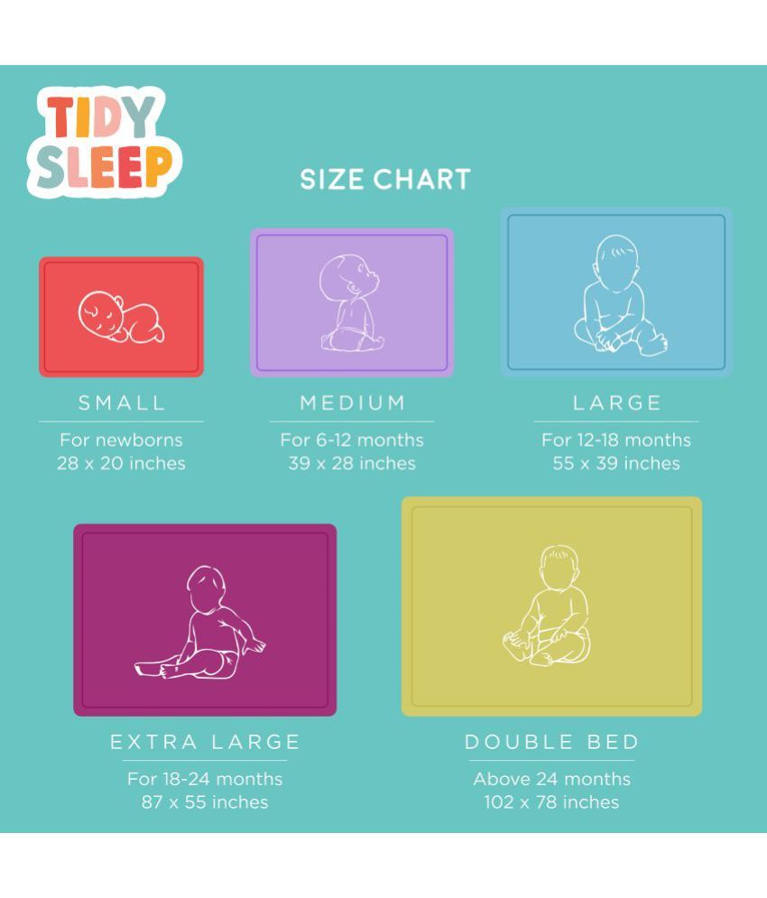 Tidy Sleep Red Laminated Bed Protector Sheet ( Pack of 1 ) Buy Tidy