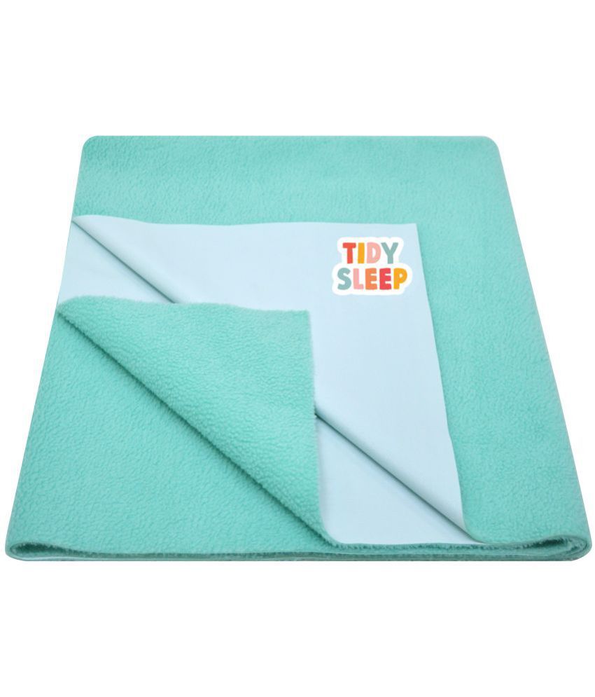 Tidy Sleep - Green Laminated Bed Protector Sheet ( Pack of 1 )