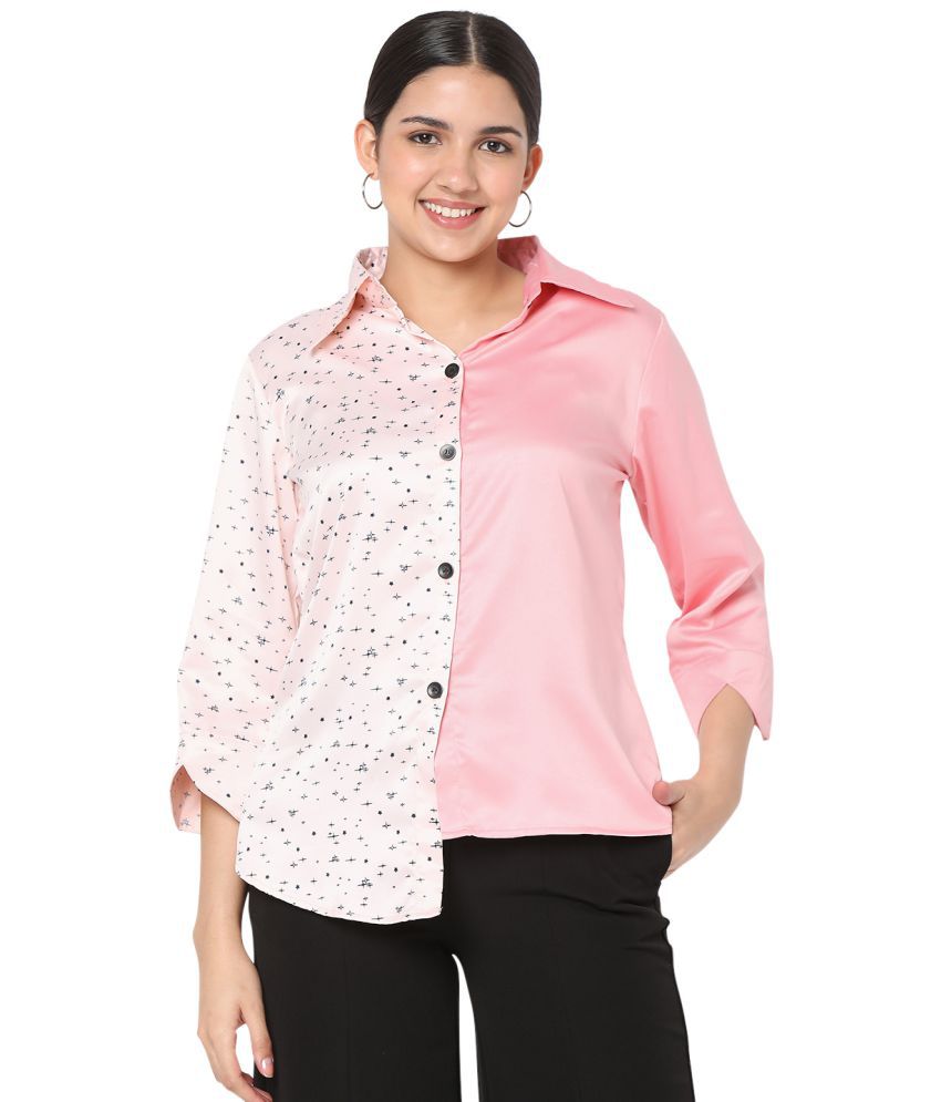     			Smarty Pants Pink Cotton Shirt - Single