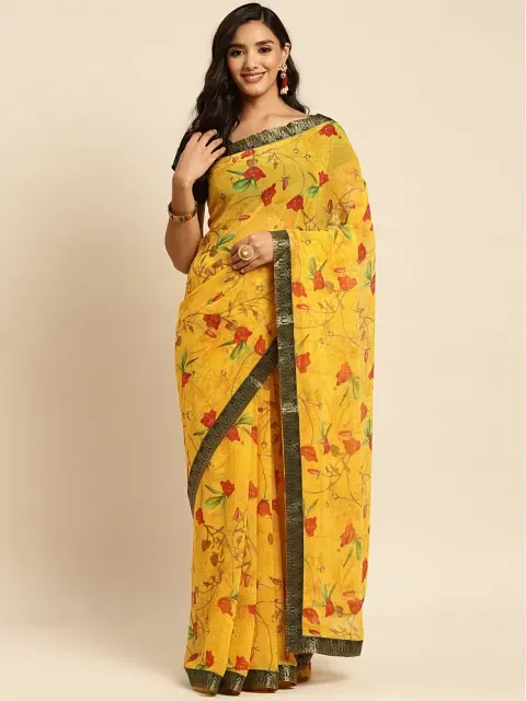 Yellow Saree Buy Yellow Saree Online in India at low prices