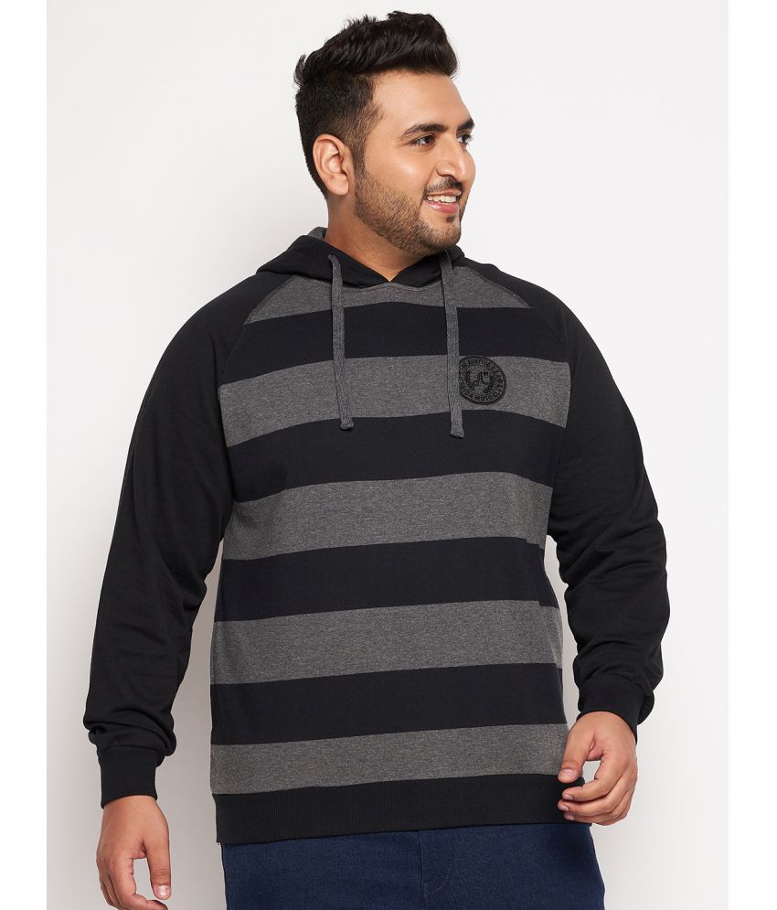     			AUSTIVO - Black Cotton Blend Regular Fit Men's Sweatshirt ( Pack of 1 )