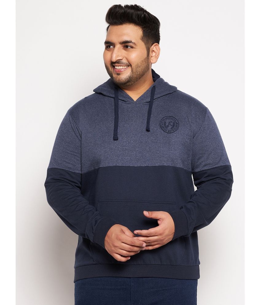     			AUSTIVO - Navy Blue Cotton Blend Regular Fit Men's Sweatshirt ( Pack of 1 )