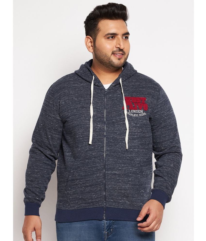     			AUSTIVO - Navy Cotton Blend Regular Fit Men's Sweatshirt ( Pack of 1 )