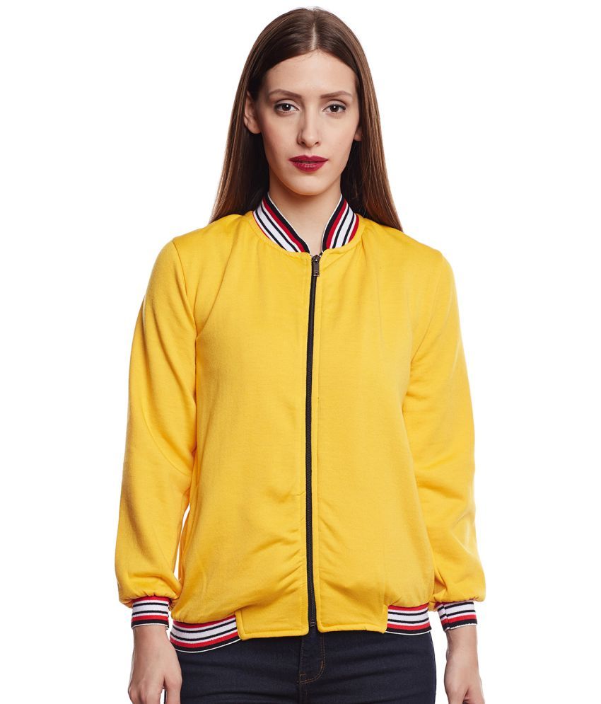 Buy Belle Fille Fleece Yellow Jackets Online at Best Prices in India