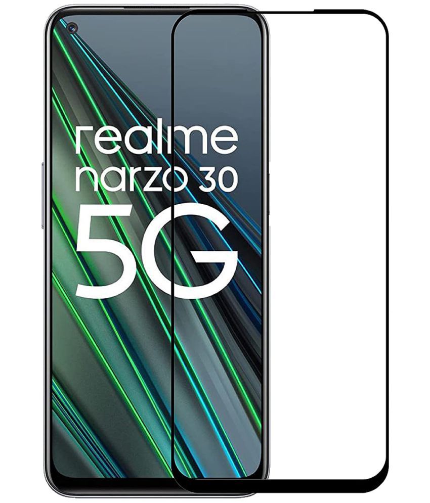     			DSR Digital - Tempered Glass Compatible For Realme narzo 30 5G ( Pack of 1 )