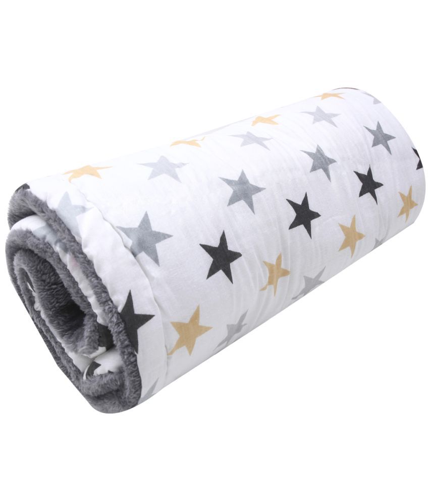 Naman Grey Cotton Towel cum blanket ( 18 cm × 13 cm 1 pcs )