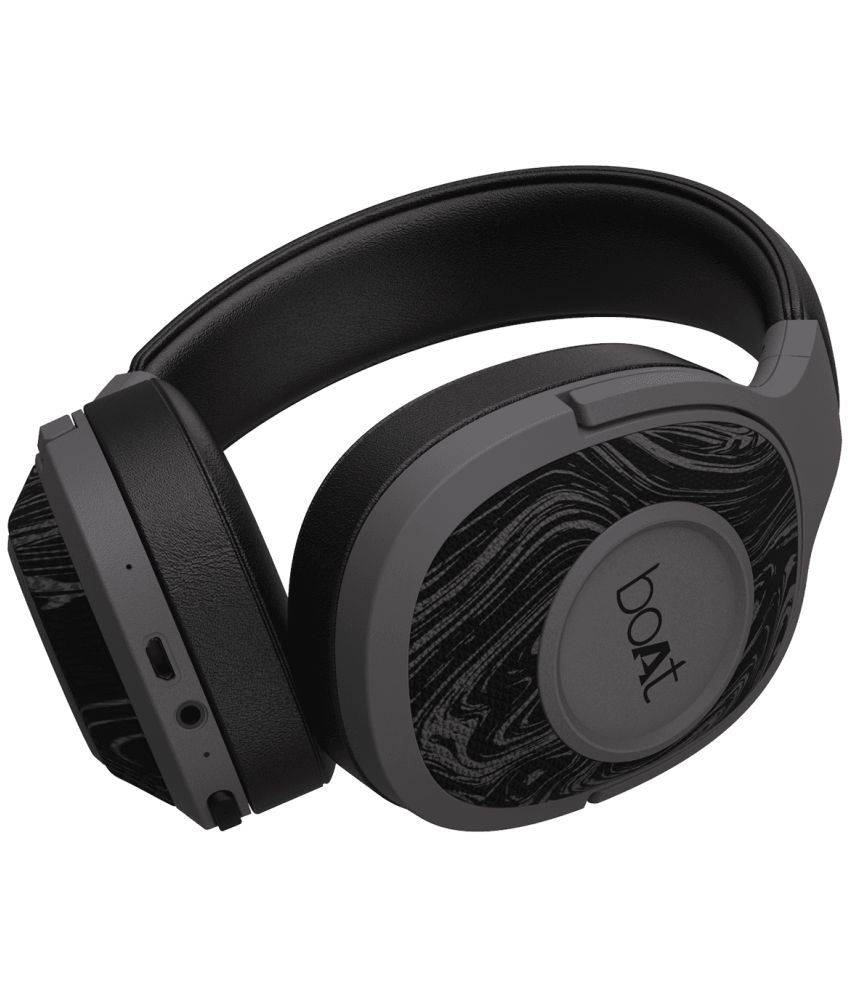 boAt Rockerz 550 Over Ear Wireless With Mic Headphones/Earphones Black