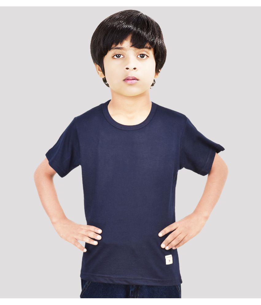 Made In The Shade - Navy Cotton Boy's T-Shirt ( Pack of 1 )