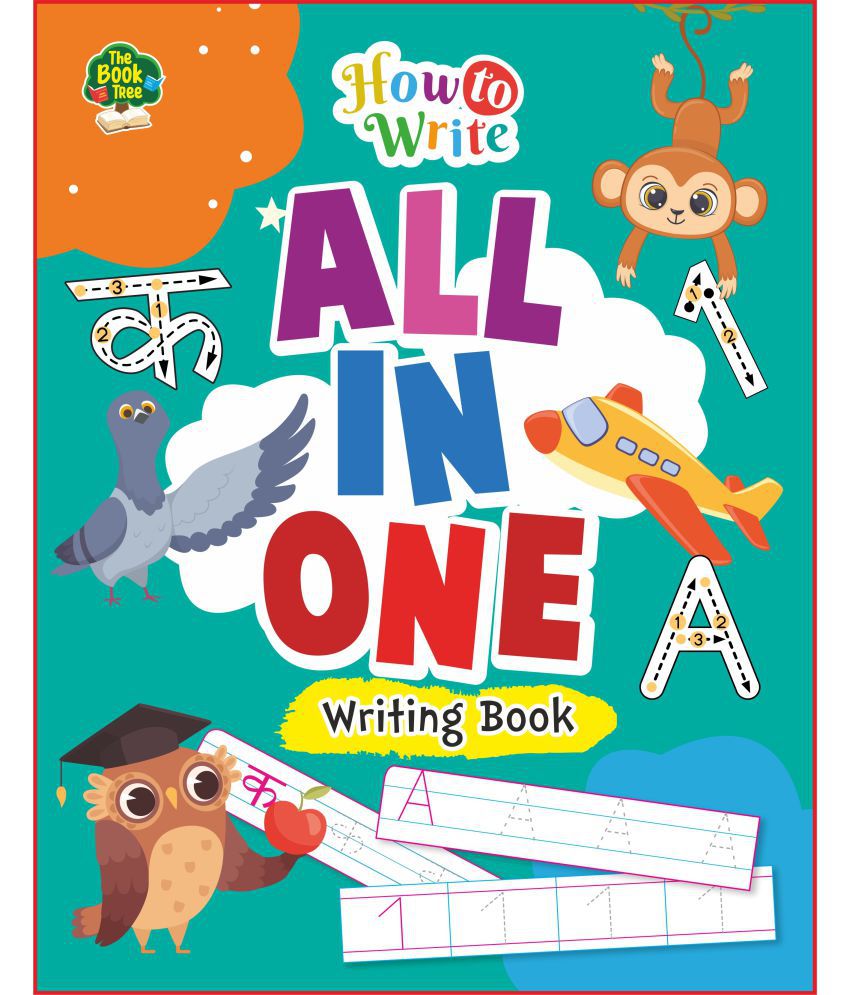     			All In One Writing Book With Games And Activities(English ,Hindi , Maths) , All In One Workbook For Children Ages 2-6 | Writing Book For Kids| Early Learning Nursery Grammer| Preschool And Primary Children Books Of All-In-1 Exercise