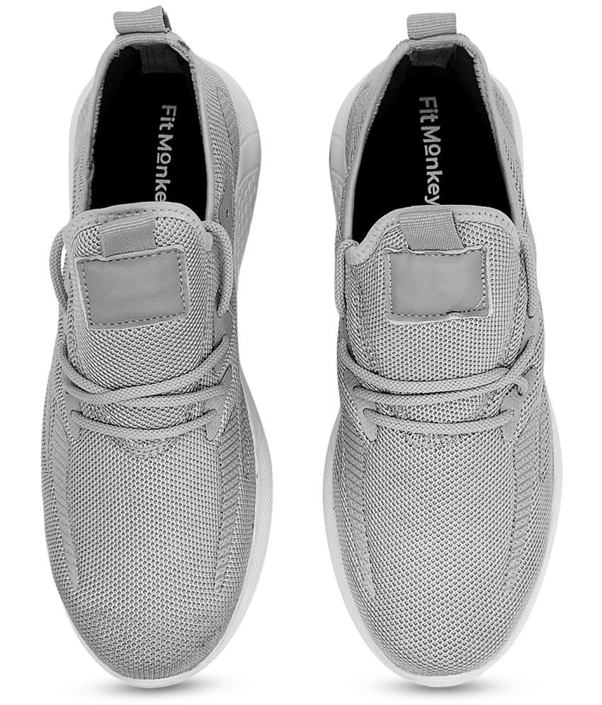 UrbanMark Men Light Weight Trekking, Running, Sneakers Shoes Grey Buy UrbanMark Men Light