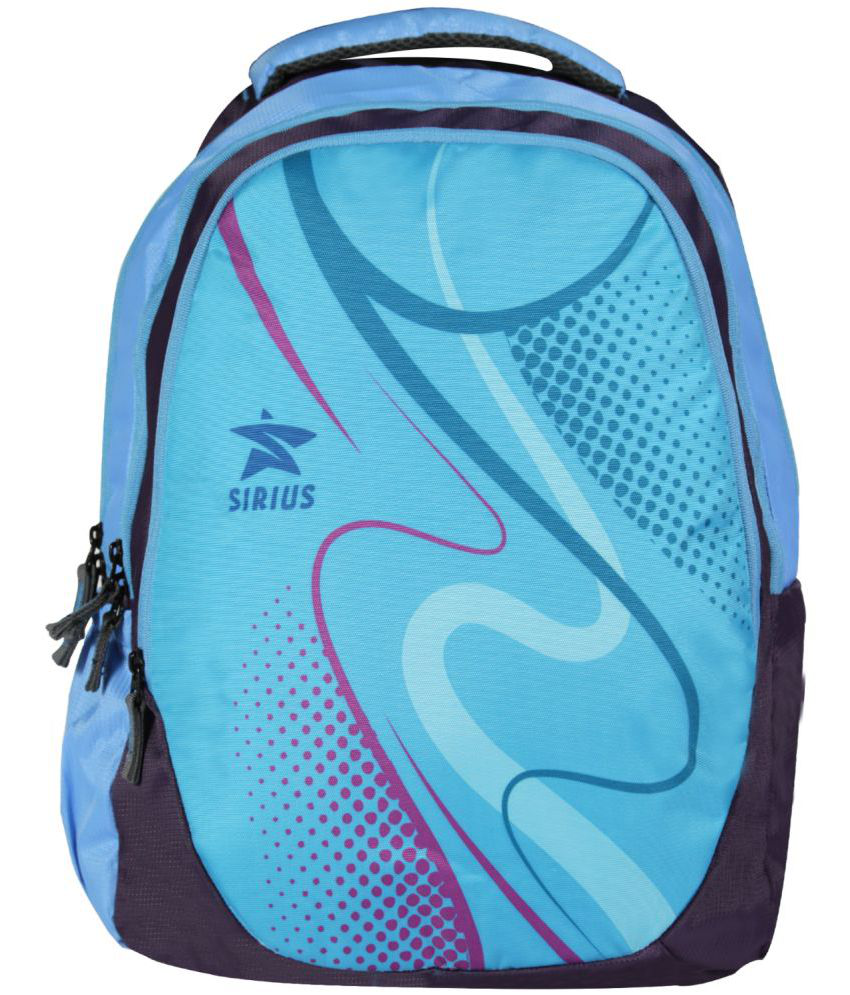 SmilyKiddos 25 Ltrs Blue Polyester College Bag