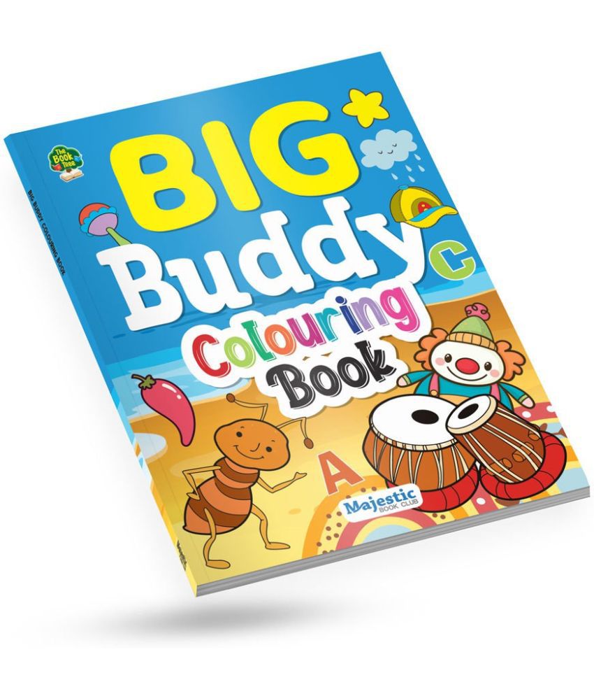     			THE BOOK TREE BIG BUDDY COLOURING BOOK FOR KIDS, COLOURING BOOK , ACTIVITY COLOURING BOOK FOR 3-10 YEARS OLD KIDS- GIFT TO CHILDREN FOR PAINTING, DRAWING AND COLOURING
