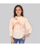 Cutecumber Pack of 1 Girls Polyester Blend Top ( Beige )