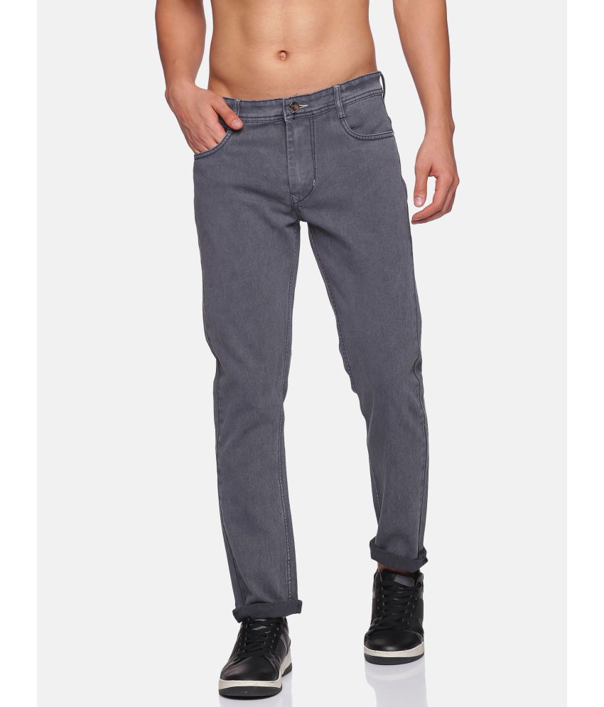     			18 EDITION - Grey Denim Slim Fit Men's Jeans ( Pack of 1 )