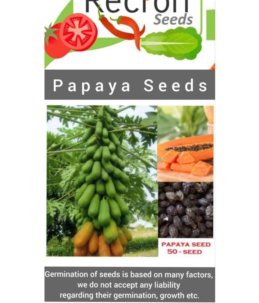     			Recron Seeds - Papaya Fruit ( 50 Seeds )