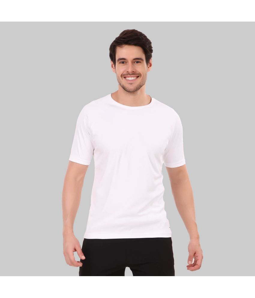     			Vector X - White Polyester Regular Fit Men's Sports T-Shirt ( Pack of 1 )