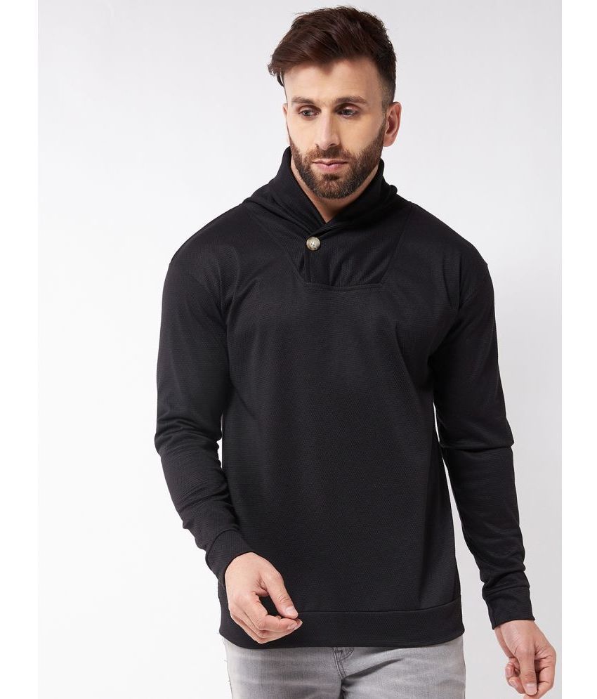     			Gritstones - Black Polyester Regular Fit Men's Sweatshirt ( Pack of 1 )
