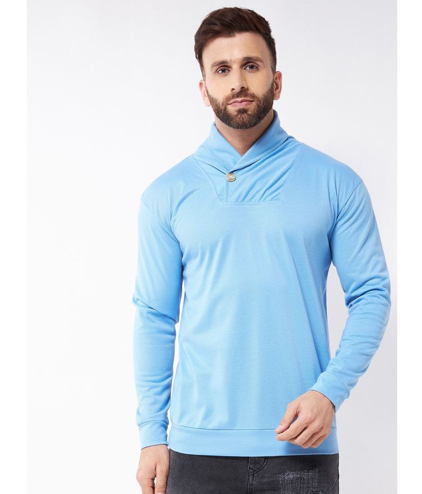     			Gritstones - Light Blue Polyester Regular Fit Men's Sweatshirt ( Pack of 1 )