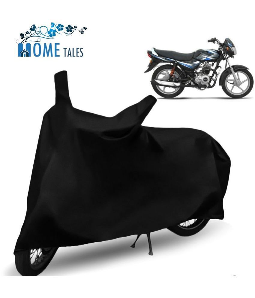     			HOMETALES - Black Bike Body Cover For Bajaj CT 100 with Buckle Lock (Pack Of1)