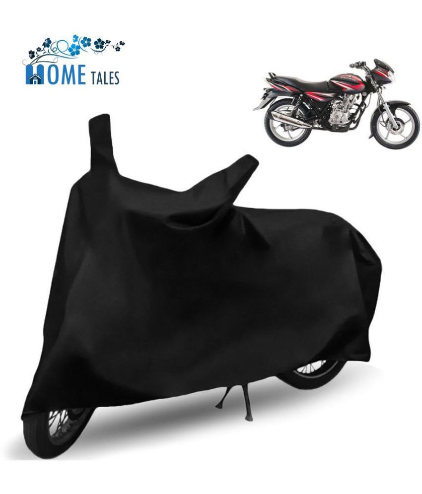     			HOMETALES - Black Bike Body Cover For Bajaj Discover 150 DTS-I with Buckle Lock (Pack Of1)