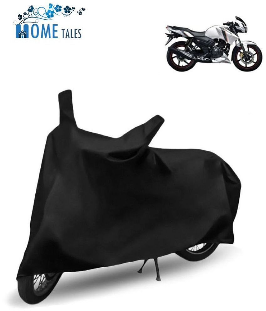     			HOMETALES - Black Bike Body Cover For TVS Apache RTR 160 (Pack Of 1)