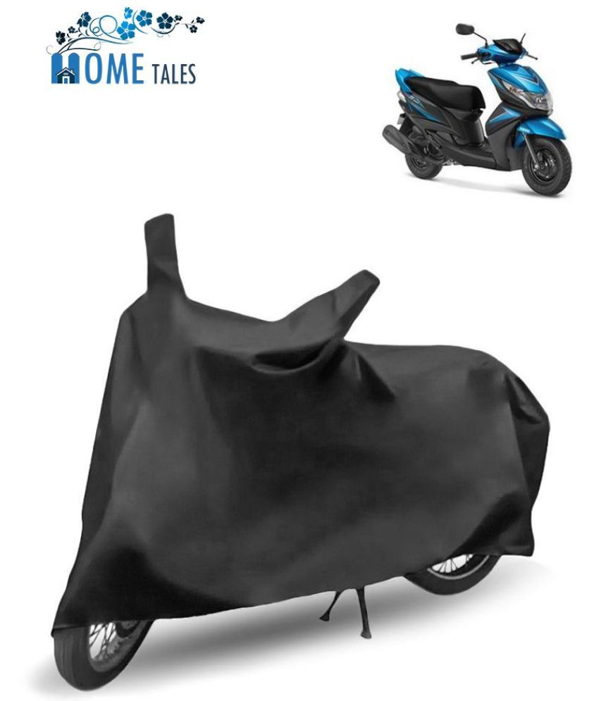    			HOMETALES - Black Bike Body Cover For Yamaha Ray Z (Pack Of1)