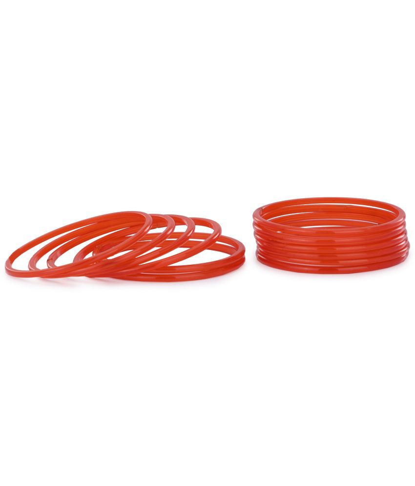     			Somil - Red Bangle ( Pack of 12 )