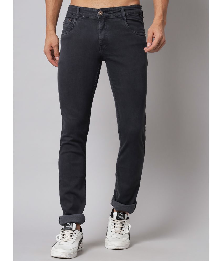     			Studio Nexx - Dark Grey Cotton Regular Fit Men's Jeans ( Pack of 1 )