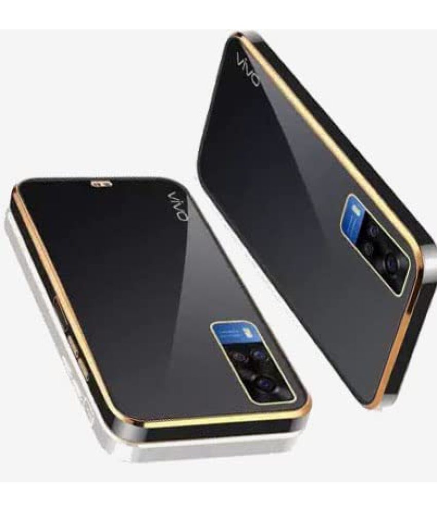     			KOVADO - Black Silicon Silicon Soft cases Compatible For Vivo Y51 2020 ( Pack of 1 )
