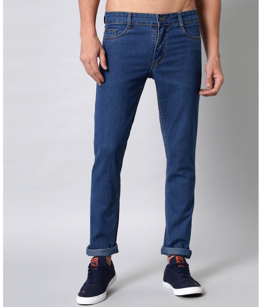     			Studio Nexx - Blue Cotton Blend Slim Fit Men's Jeans ( Pack of 1 )