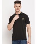 Duke - Black Cotton Blend Slim Fit Men's Polo T Shirt ( Pack of 1 )