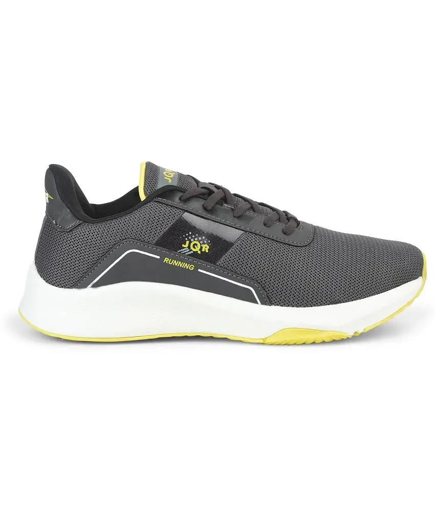 JQR ACTIVE Dark Grey Men s Sports Running Shoes Buy JQR