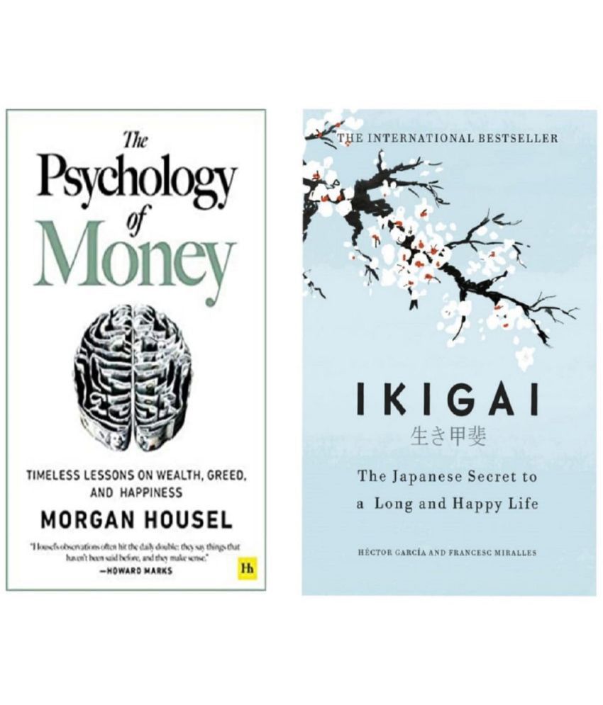     			(Combo of 2 Books ) Psychology of money + IKIGAI - Paperback