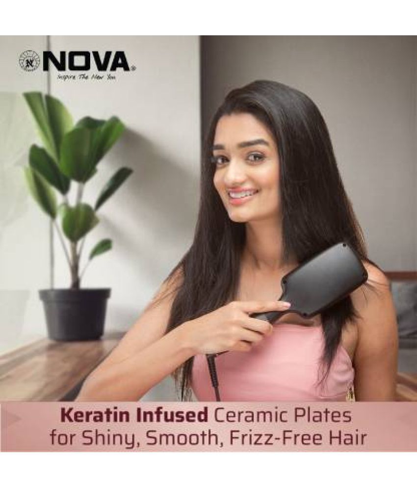 NOVA NHS904 Black Hair Straightener Price in India Buy NOVA