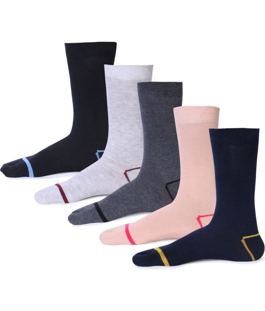     			RC. ROYAL CLASS - Multicolor Cotton Women's Mid Length Socks ( Pack of 5 )