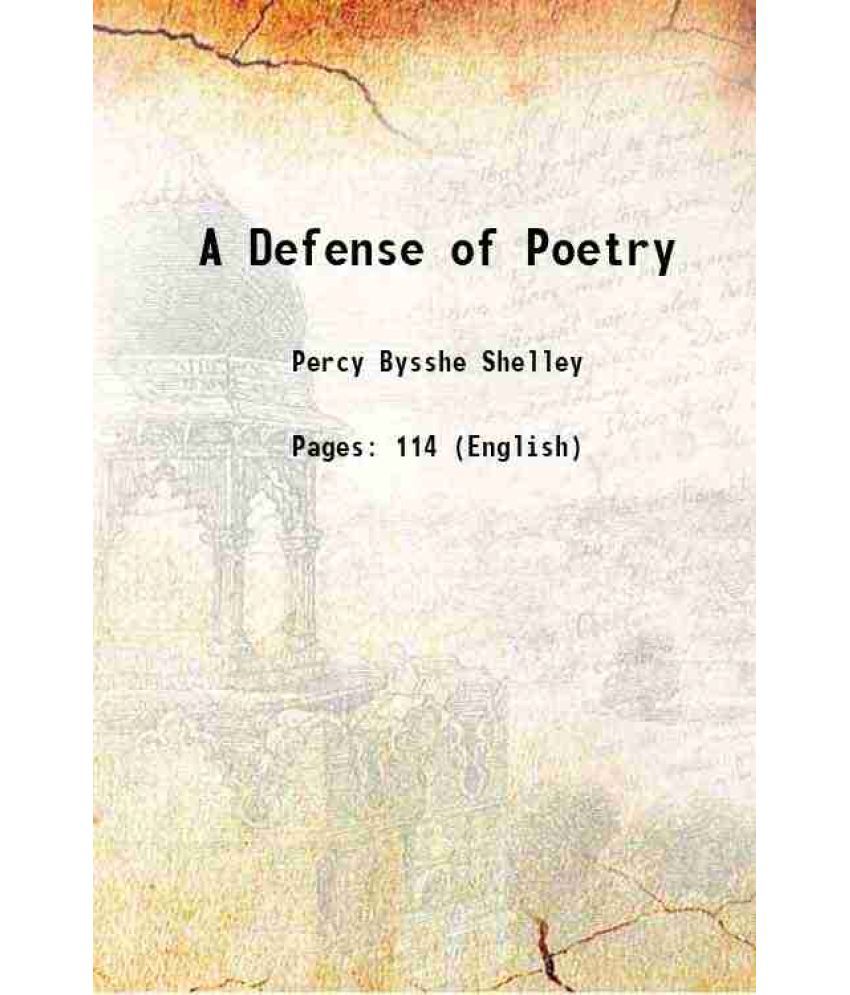    			A Defense of Poetry 1891 [Hardcover]