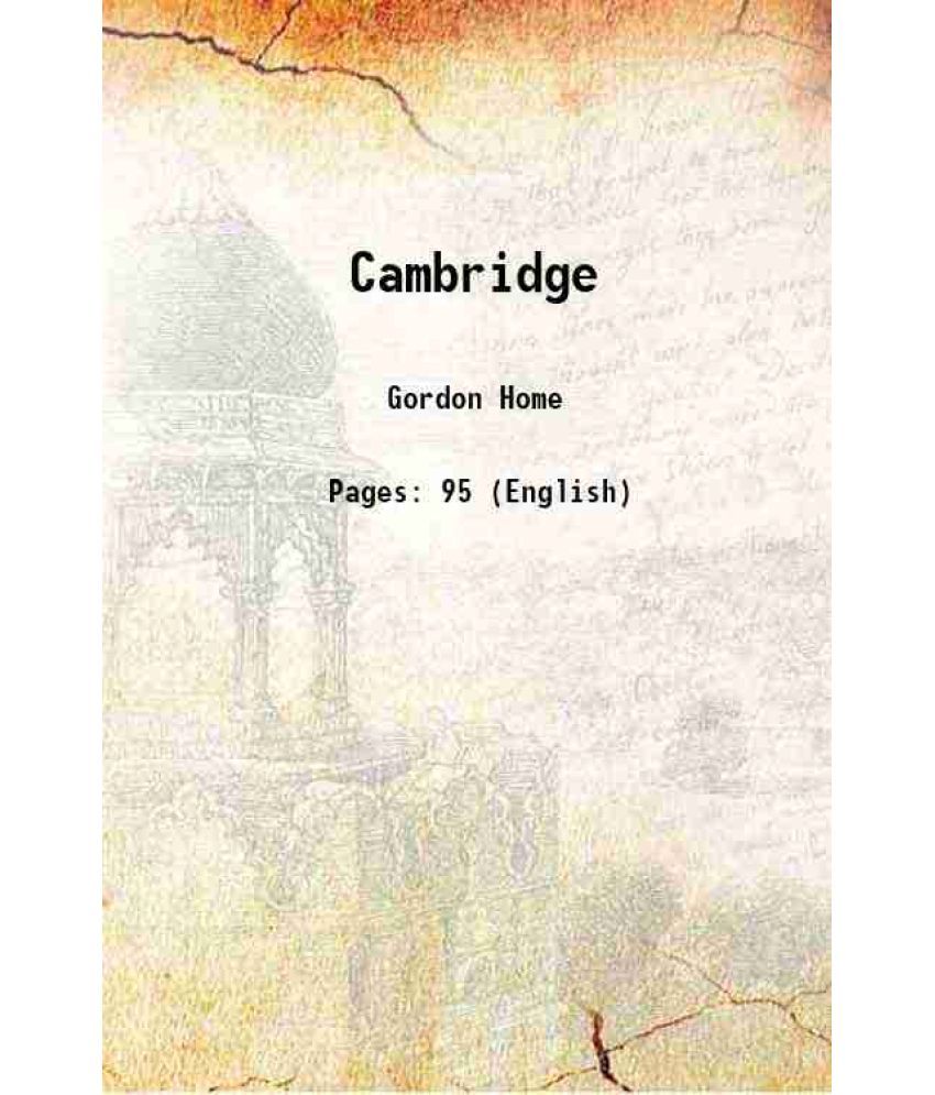     			Cambridge 1911 [Hardcover]