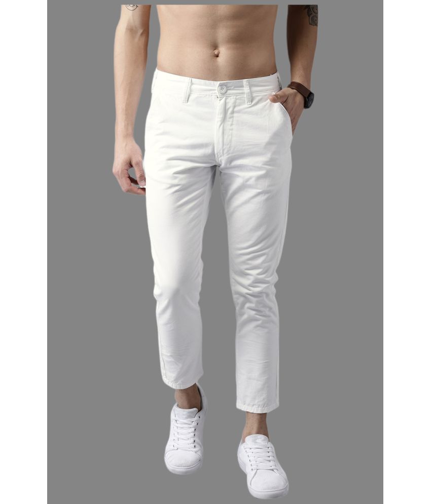     			HALOGEN White Regular Formal Trouser ( Pack of 1 )