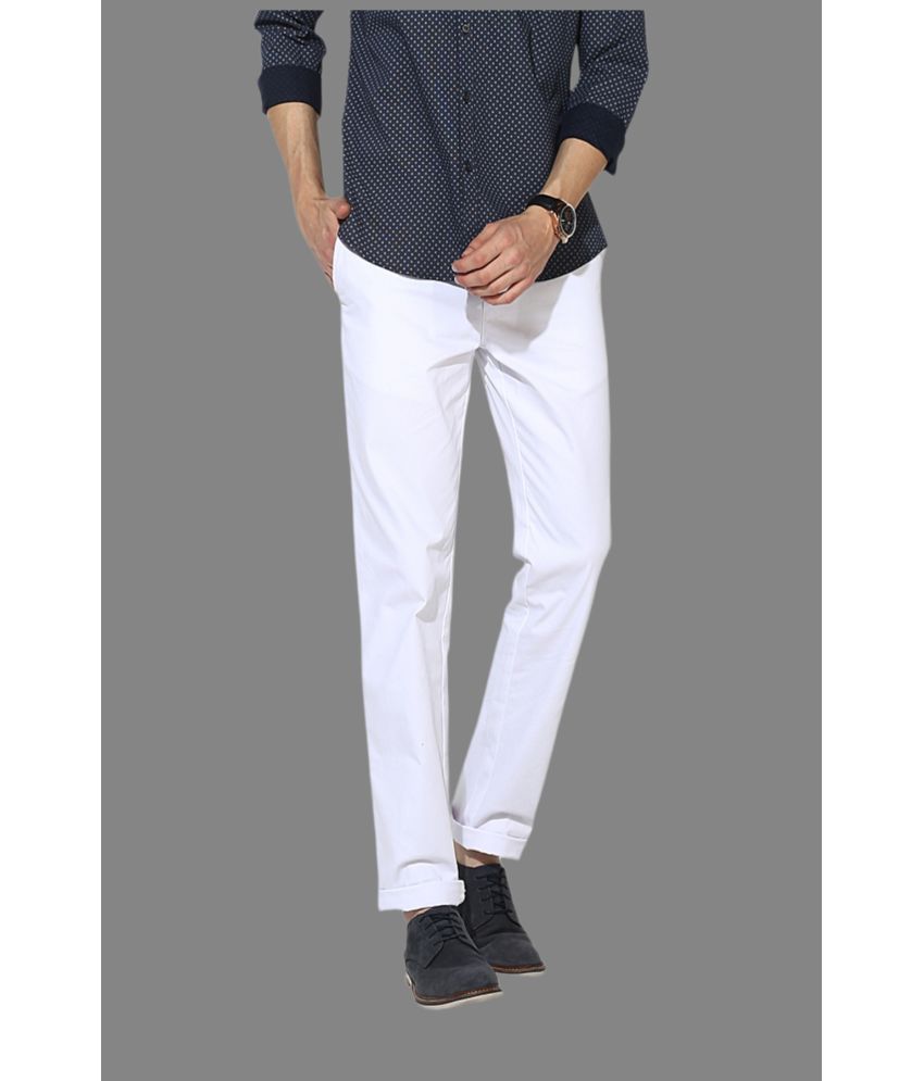     			HALOGEN White Slim Formal Trouser ( Pack of 1 )