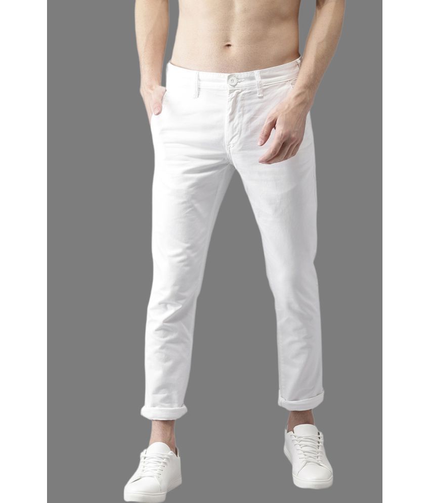     			HALOGEN White Tapered Formal Trouser ( Pack of 1 )